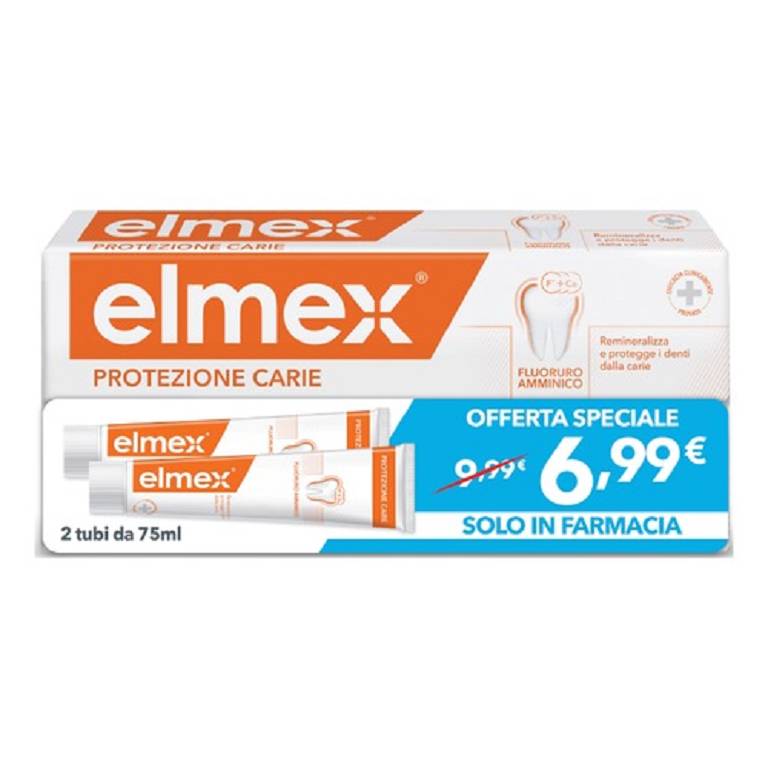 ELMEX PROTEZIONE CARIE 2X75ML