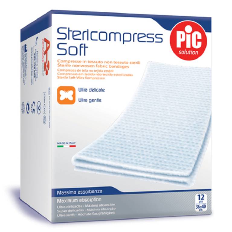 GARZA STERICOMPRESS 18X40 12PZ